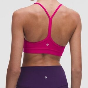 Lululemon Flow Y Bra Nulu  - Ripened Raspberry